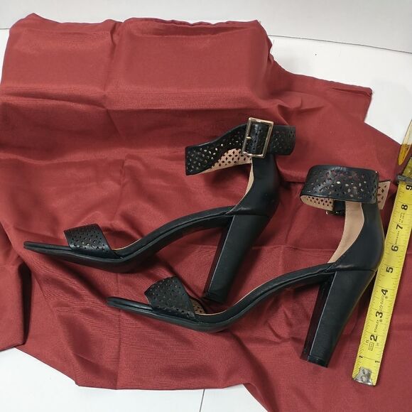 CATO BLACK ANKLE STRAP HEEL PUMP SHOES WOMEN'S SIZE 11M - Picture 11 of 12